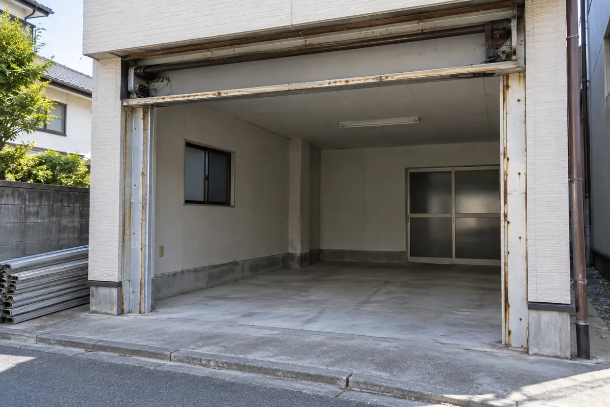 建物の出入口のシャッター（イメージ）